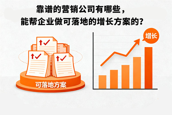 靠譜的營銷公司有哪些，能幫企業(yè)做可落地的增長方案的？